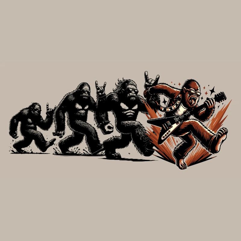 Bigfoot guitariste Evolution Walk