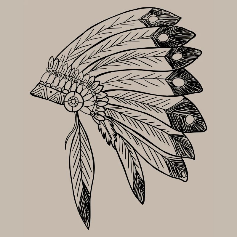 couvre-chef de bijoux indiens