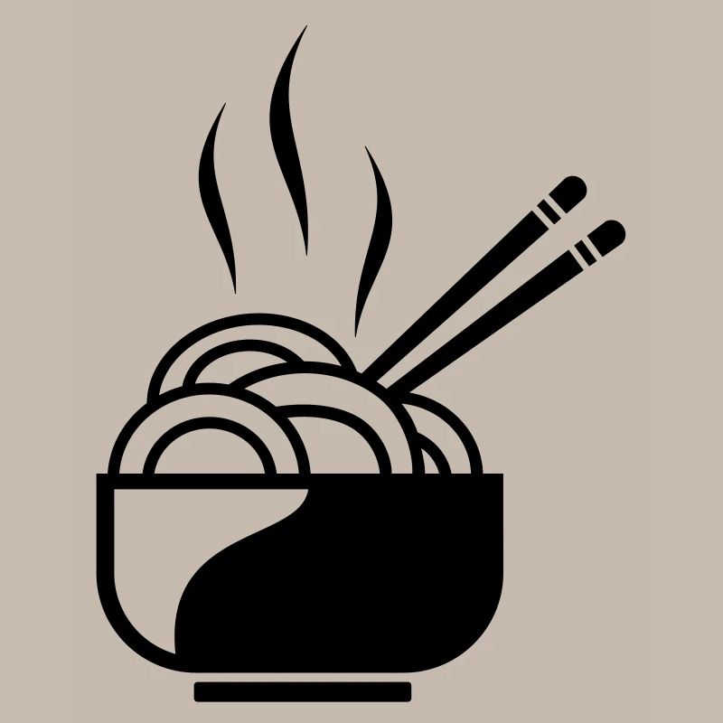 Pasta with chopsticks