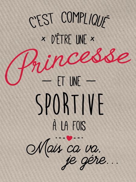 Princesse et sportive