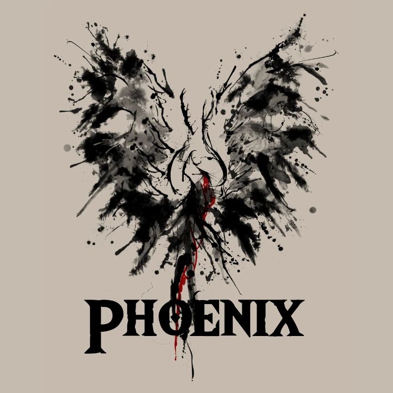 Phoenix from the ashes drawing gift idea