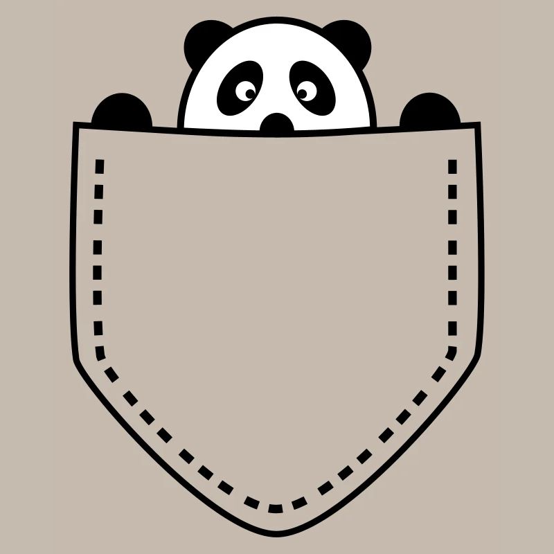 Panda dans le sac
