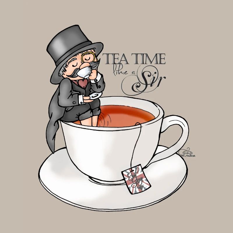 tea time like a Sir with Earl Grey (text)