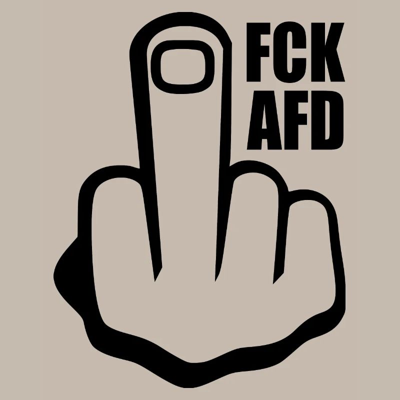 Fck afd Mittelfinger