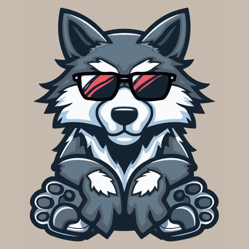 Wolf Comic Cool