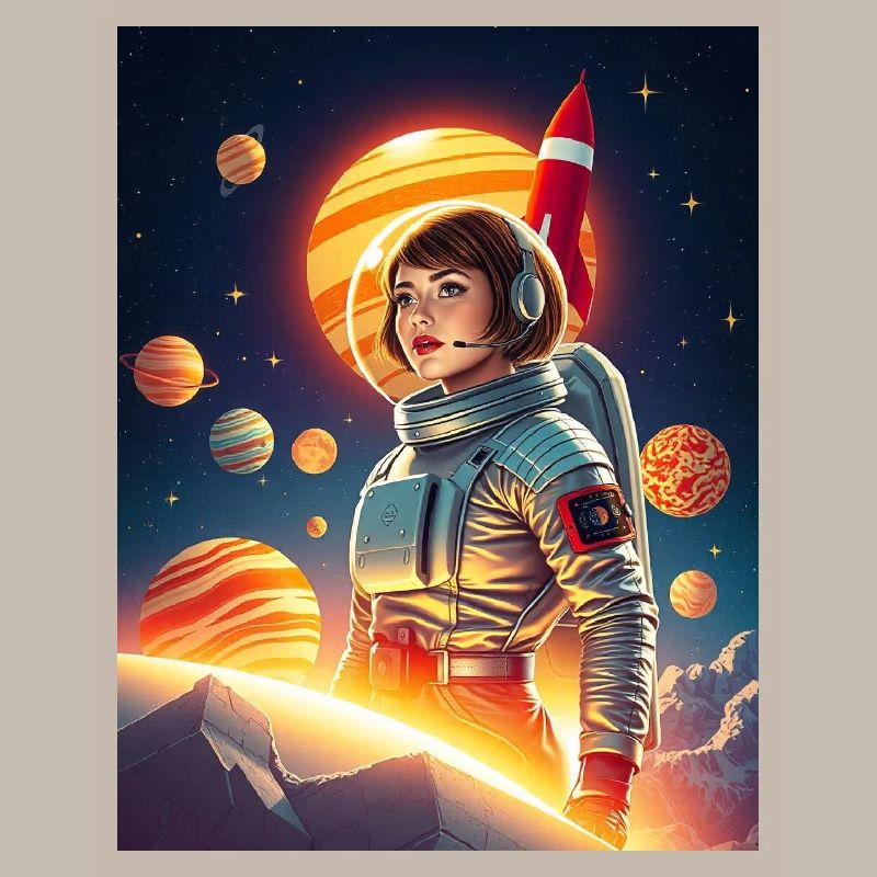 Astronaute dans l’espace