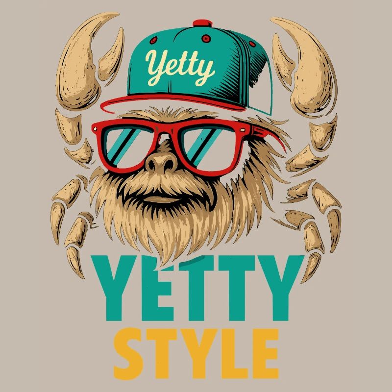 Yetty Style Yeti Graphic
