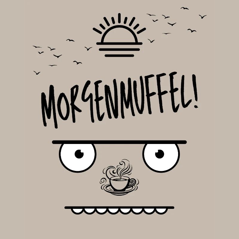 Morgenmuffel mit Kaffee