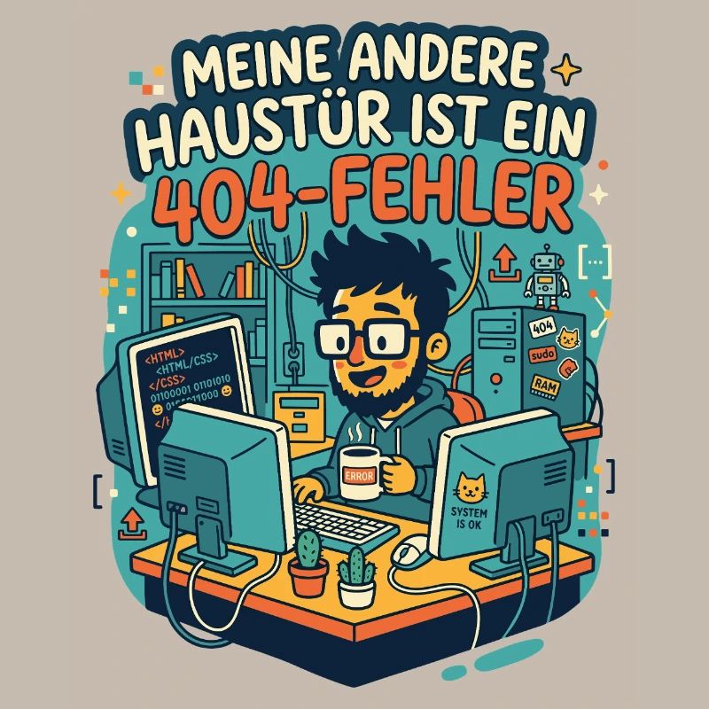 Programmierer 404 Fehler Humor
