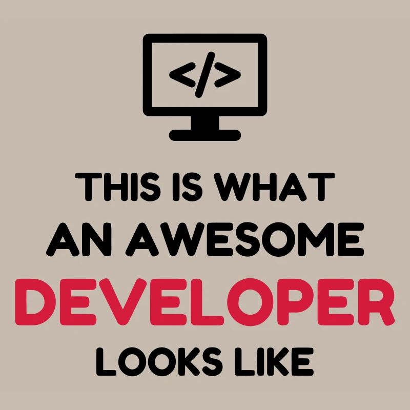 Developer Entwickler Développeur Computer Geek