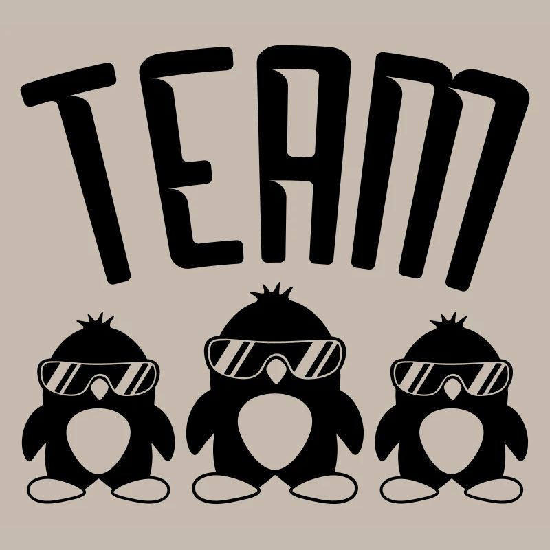 Logo de pingouins cool
