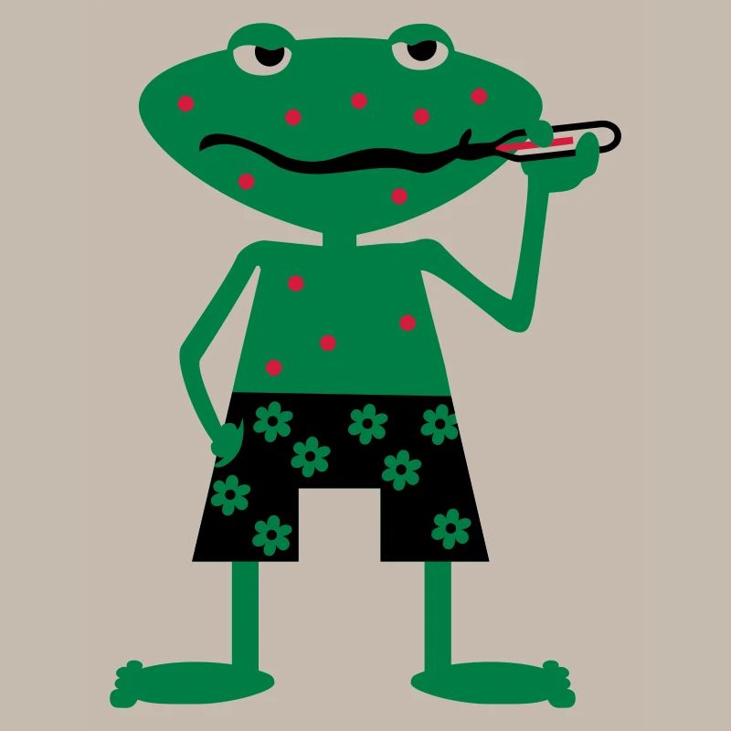 sick frog