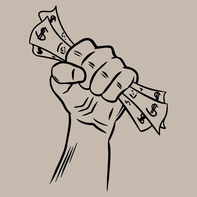 Hand mit Geld