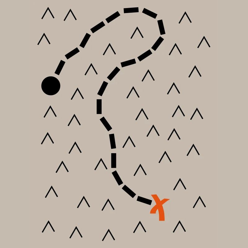 Pirate treasure map