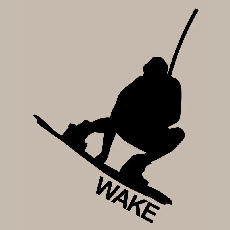 WAKEBOARD, WAKE, eau, câble, Raley, EAU,Invert