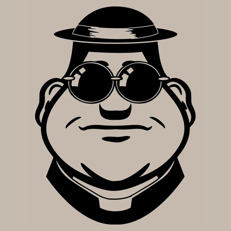 Lunettes de soleil visage pasteur
