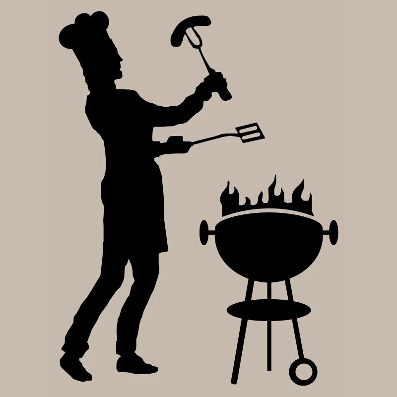 Freizeit - Mann Grill