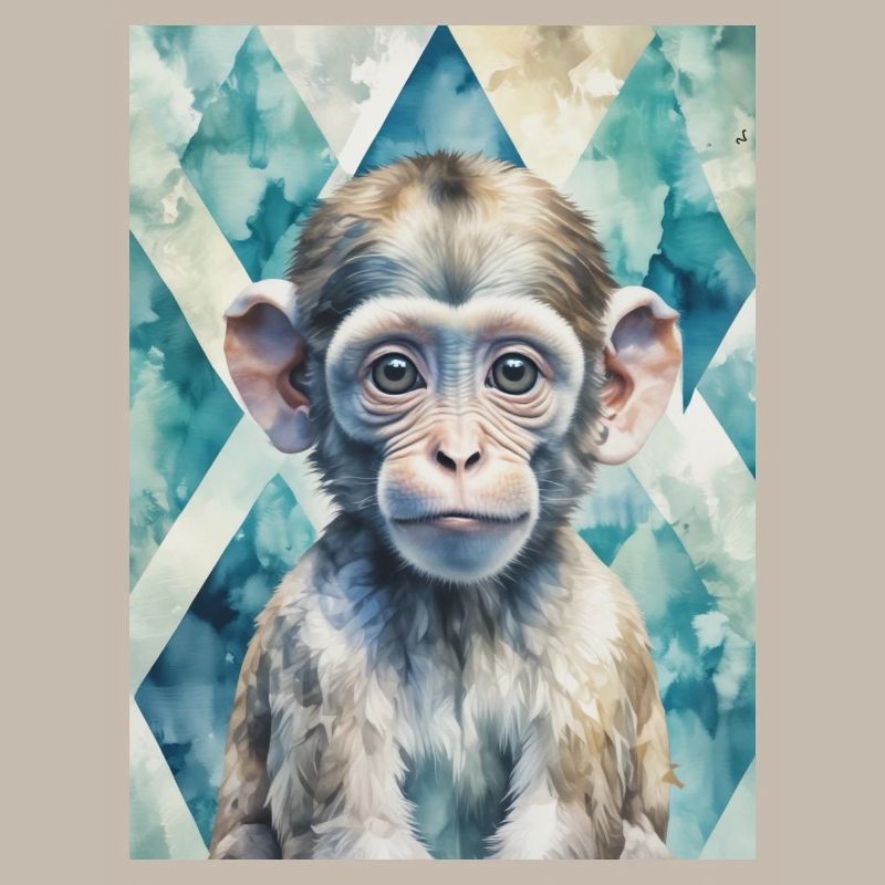 Curious Baby Monkey