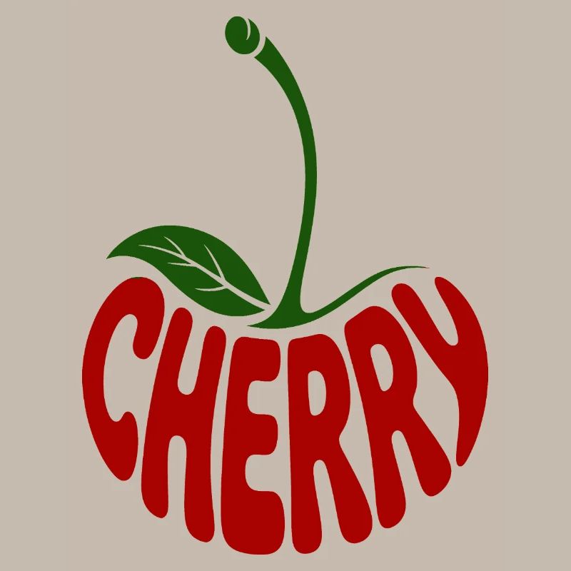 Cerise - Logo de fruit cool