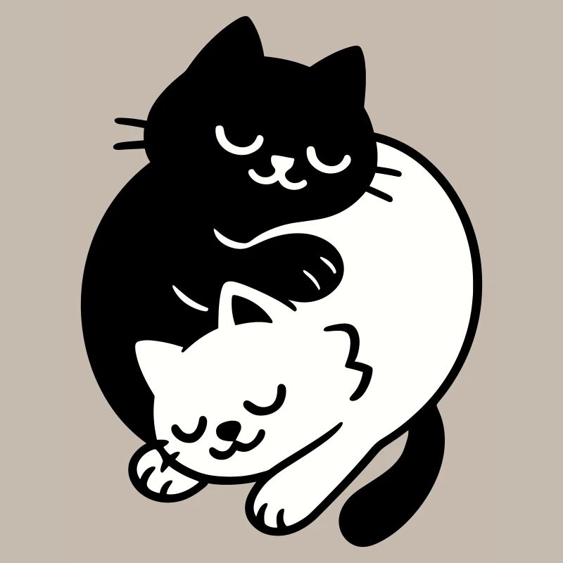 Chats Ying-Yang #2