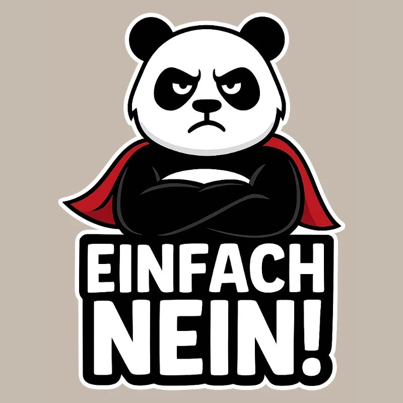 Panda Superheld: Einfach Nein