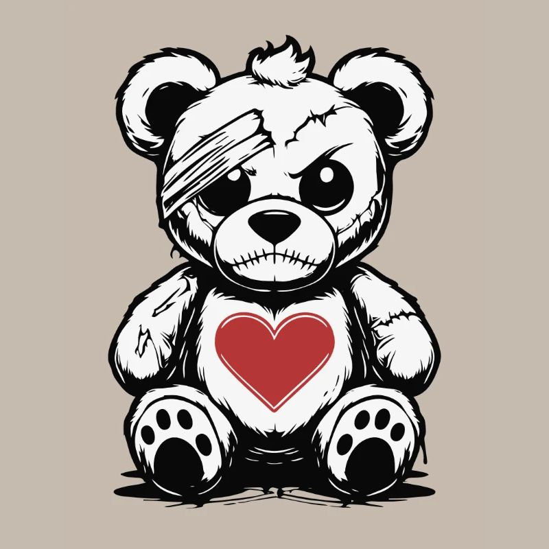 Grumpy Teddy with a good Heart