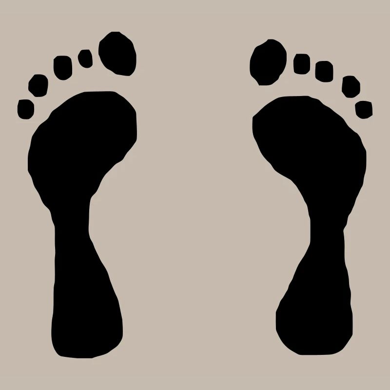 *footprints*