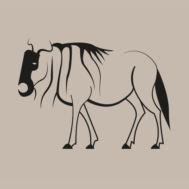 Piktogramm Gnu