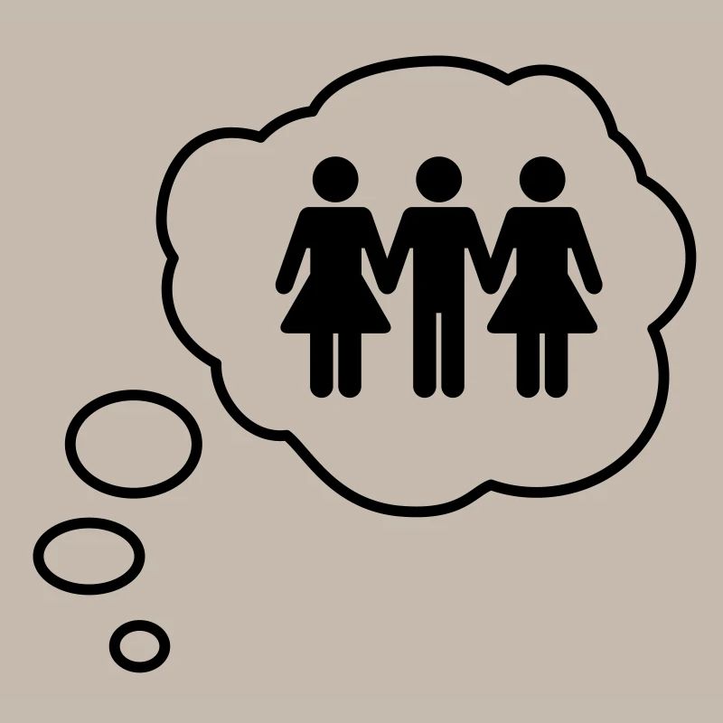 Threesome Thought Bubble