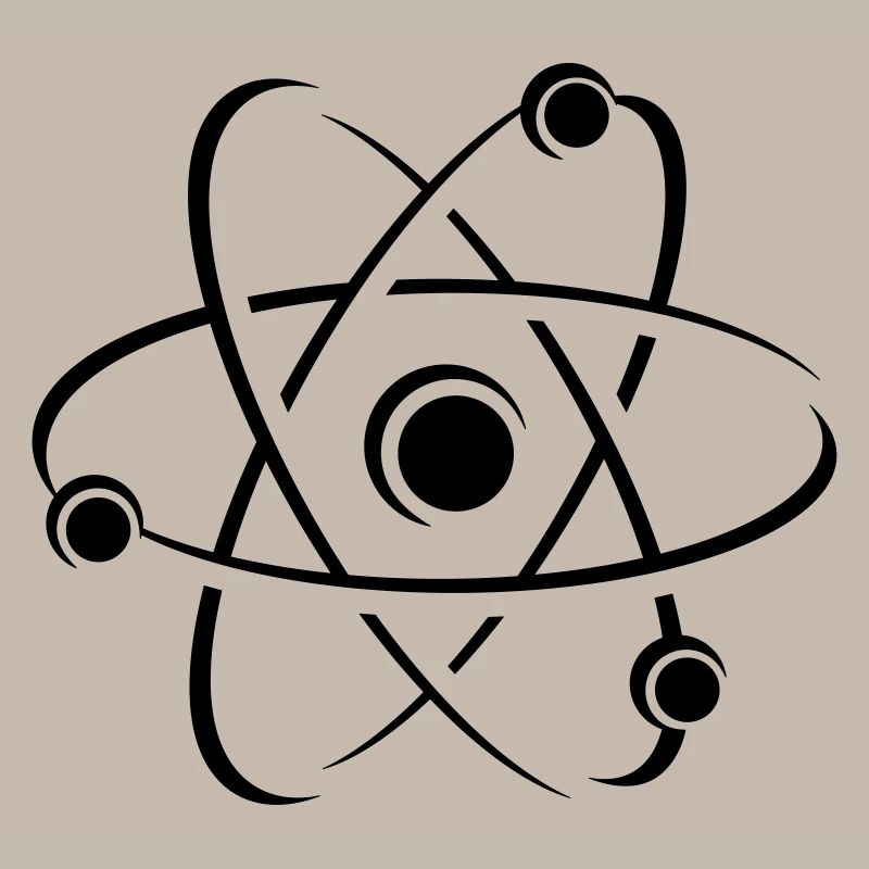 Icône de l'atome de science