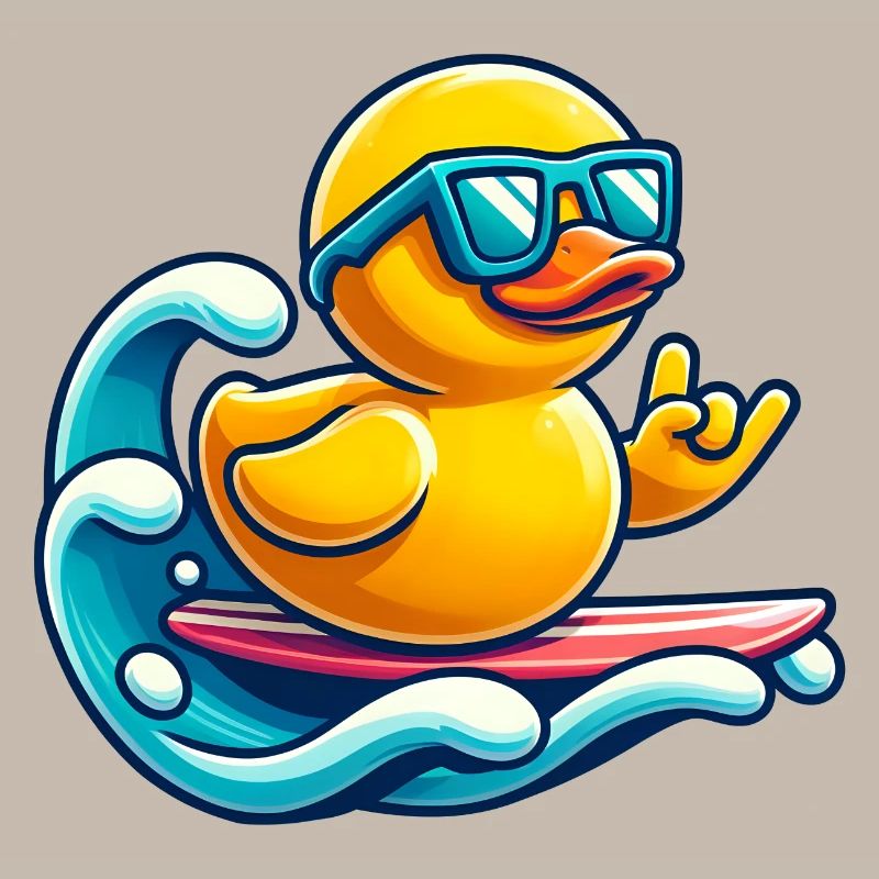 Surf's Rubber Duck