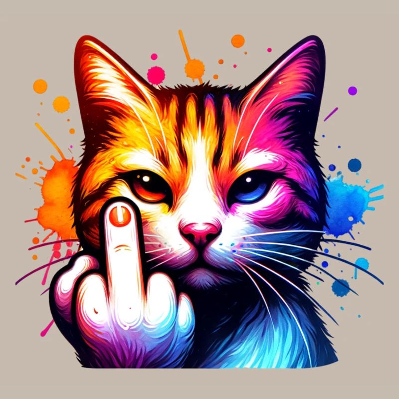 Drôle de chat maléfique
