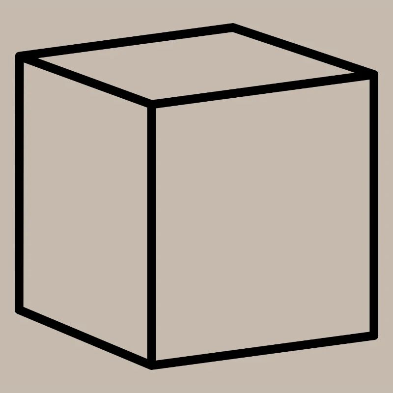 Cube noir