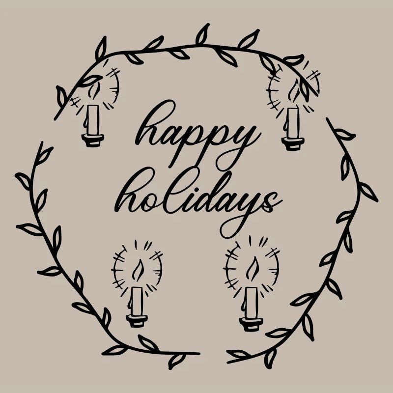 Avent Advetskranz Joyeuses Fêtes
