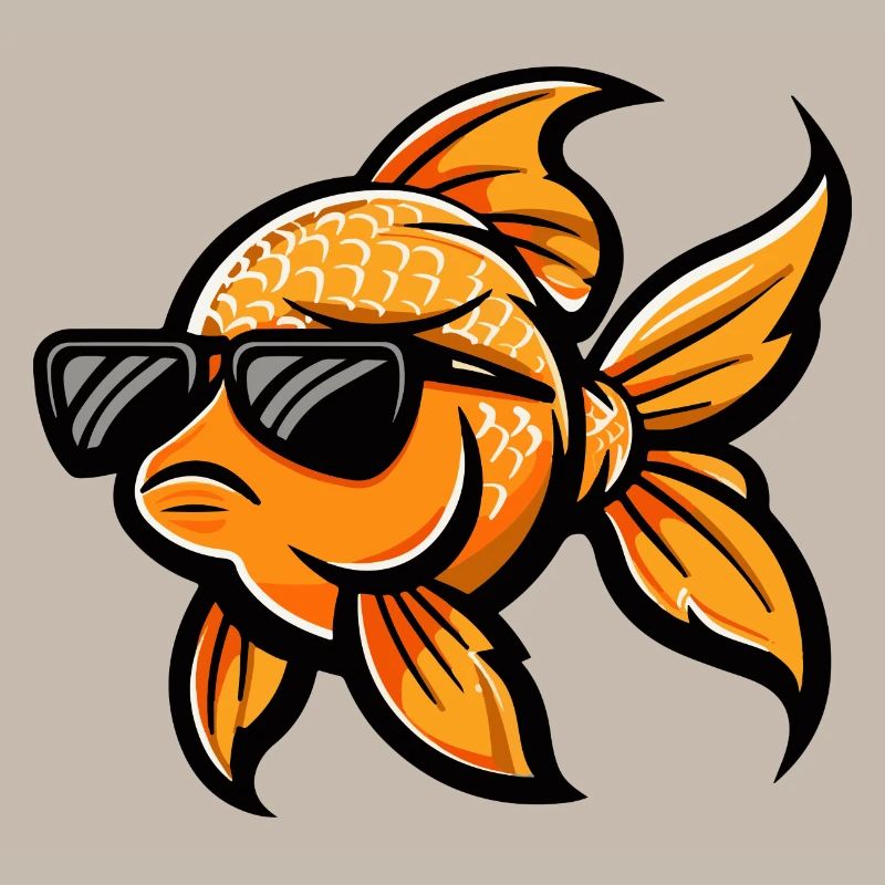 Goldfisch Comic Cool