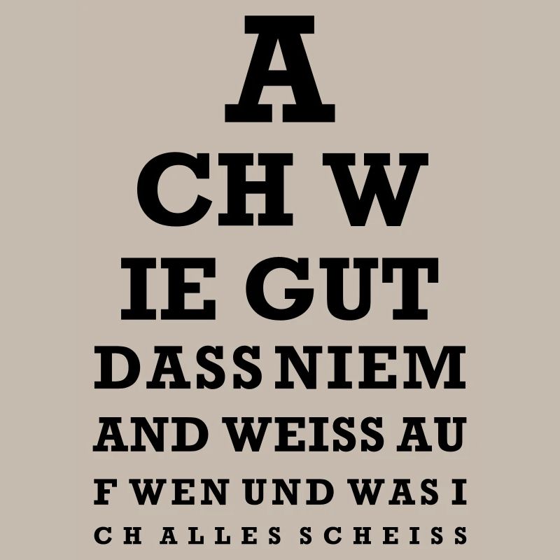 Vision Test - oh how good ...
