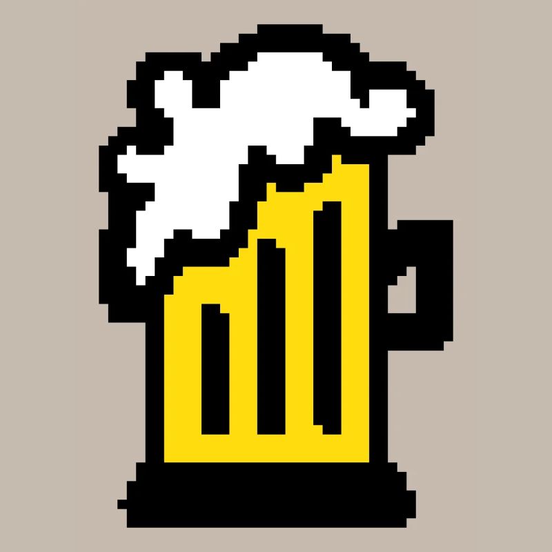 Bier Pixel Art
