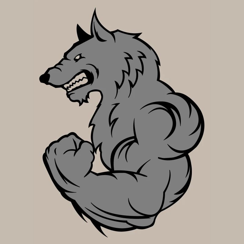 strong wolf