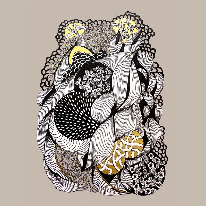 Intertwined Flower Pattern