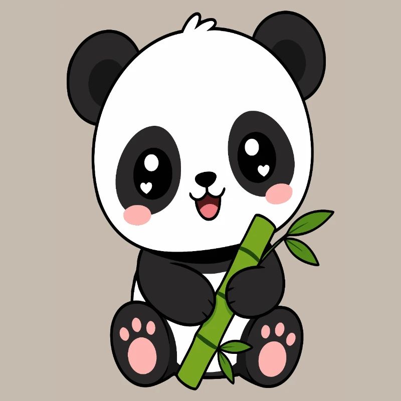 Panda Bamboo Charm