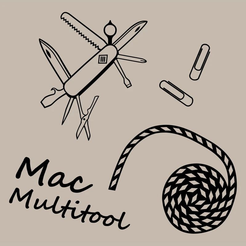 Mac multitool penknife paperclip Handyman