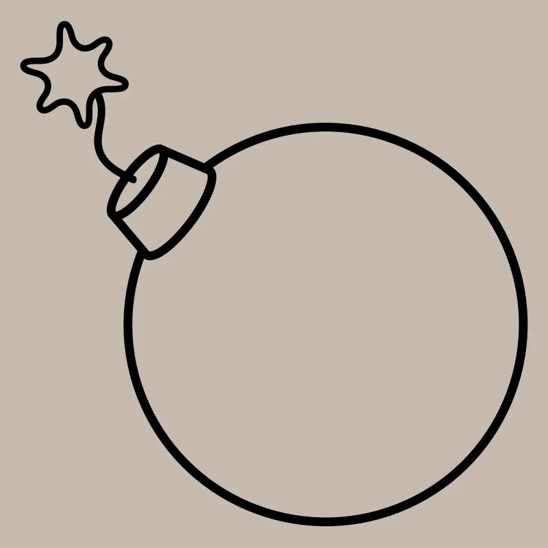 burned round ball sphere circle text b