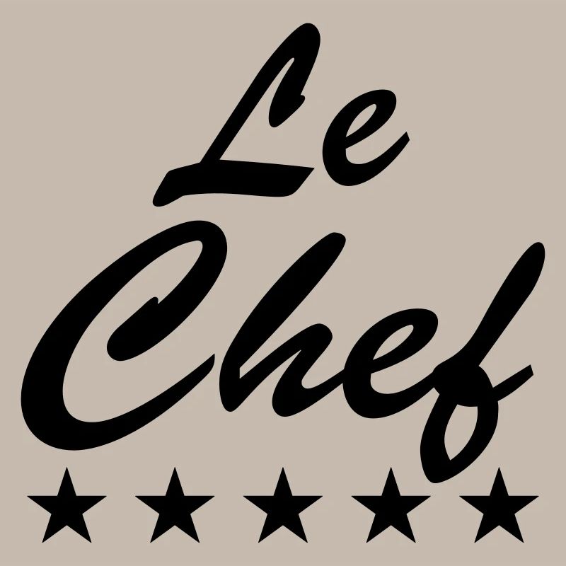 Le Chef Star Chef Logo Chef Texte Star Chef