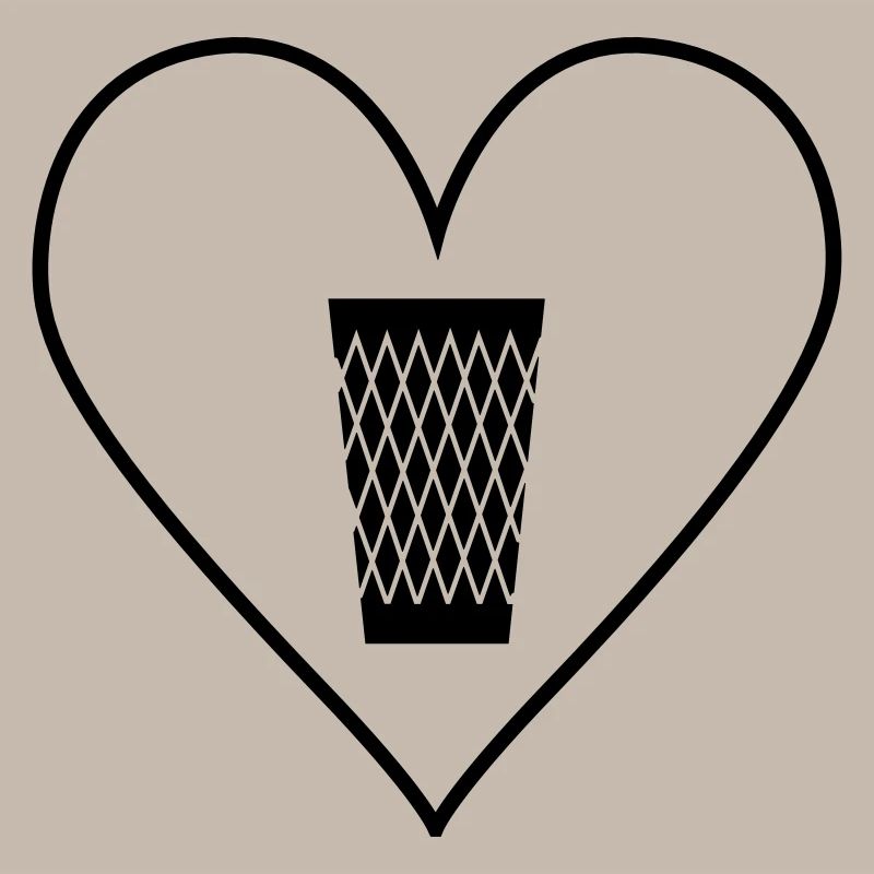 Geripptes Herz - Apfelwein Love
