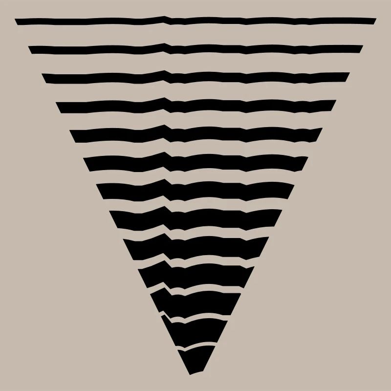Lignes de nombreux motif de forme triangle strokes