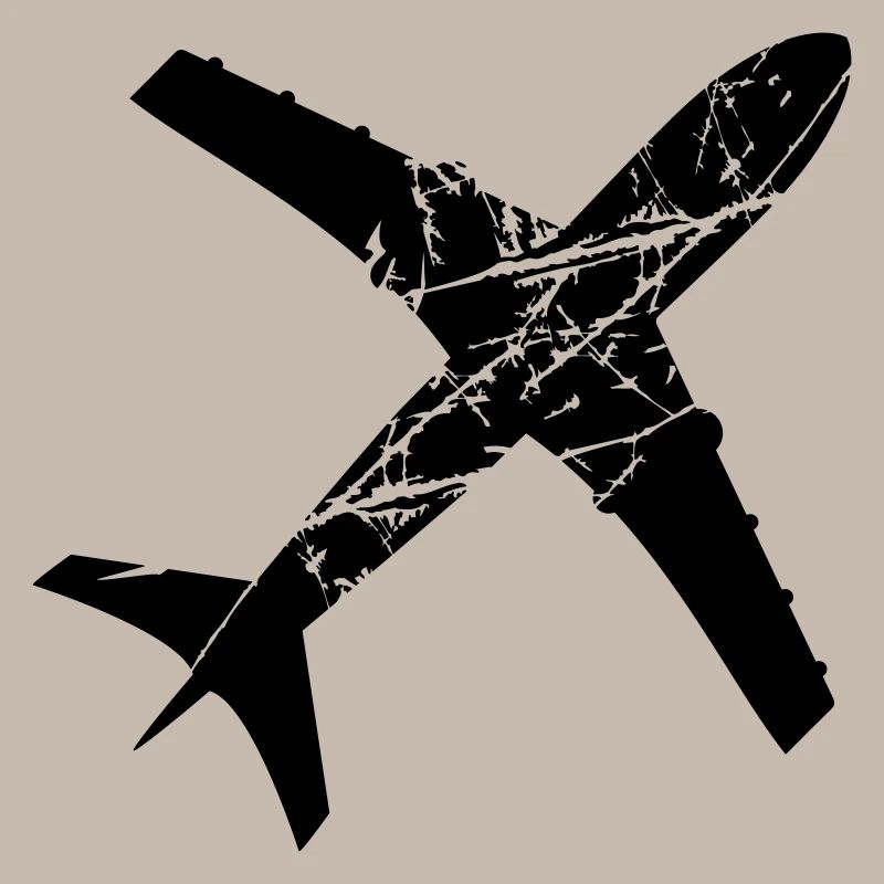 scratch tears stamp top down plane fly pilot machi