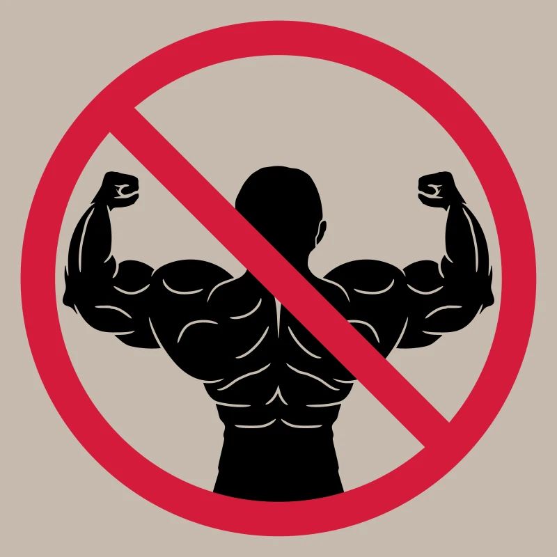 Keine Bodybuilder Verboten