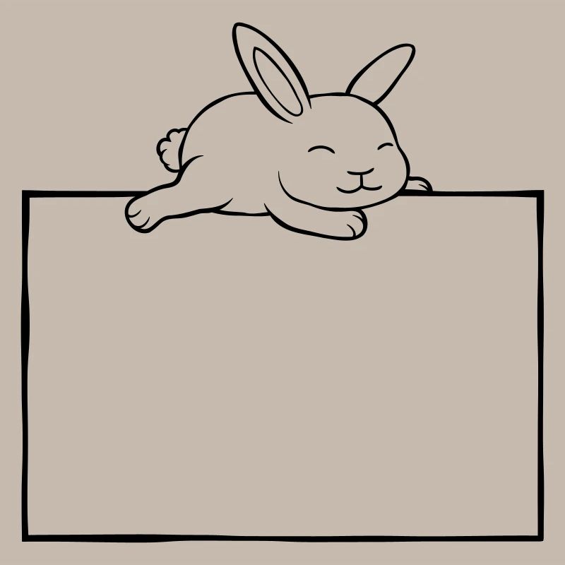 Rabbit sleeps shield