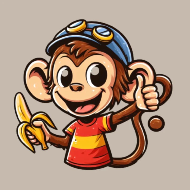 Cartoon Monkey 1