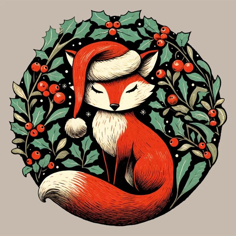 Red Fox Christmas